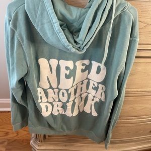 PlanBri I need another drink hooded sweatshirt